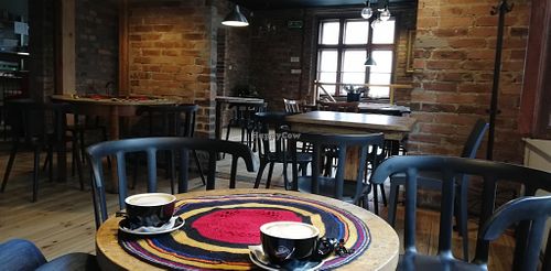 Mandel cappuccino. Leider sehr wässrig. Nicht zur empfehlen.  at Dobra Karma in Katowice