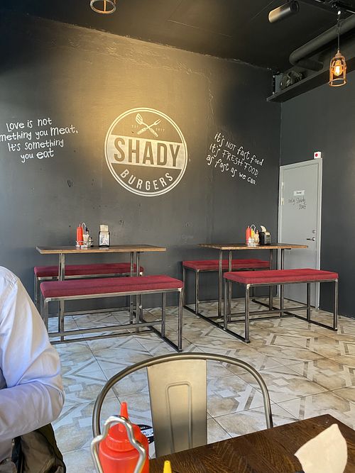 Tried there vegan burger and it was really good and tasty. I had a gluten-free bun too!  at Shady Burgers in Halmstad