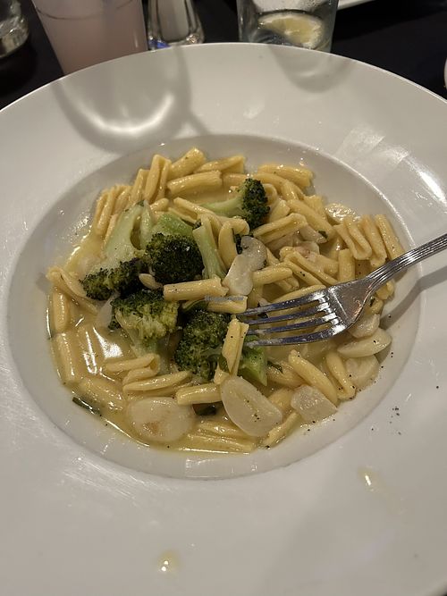 Cavatepelli w/ olive oil and garlic  at Mario's Tuscany Grill & Bar in Winsted