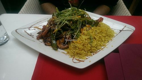 rice and veggies at U R Mala Kuhinja in Sarajevo