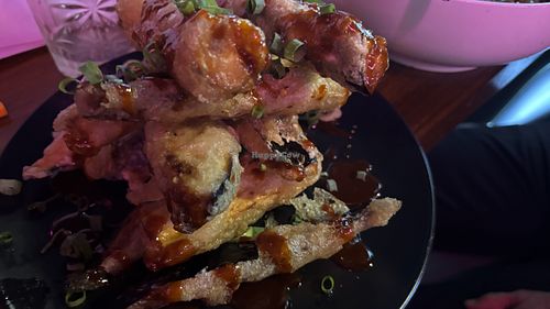 Eggplant crisps  at Neon Ramen  in Everton Park