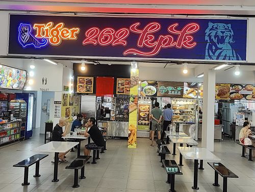 Inside this coffee shop at Fireflies Vegetarian Cuisine 萤火虫妙膳素食 in West Singapore