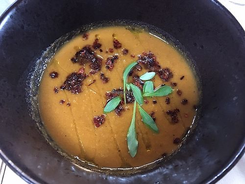 Soup of the day  at Flores do Cabo in Colares