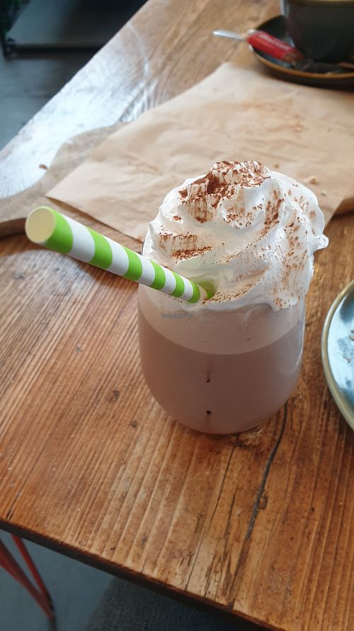 Chocolate milkshake. at Common Meeple Board Game Cafe in Swansea