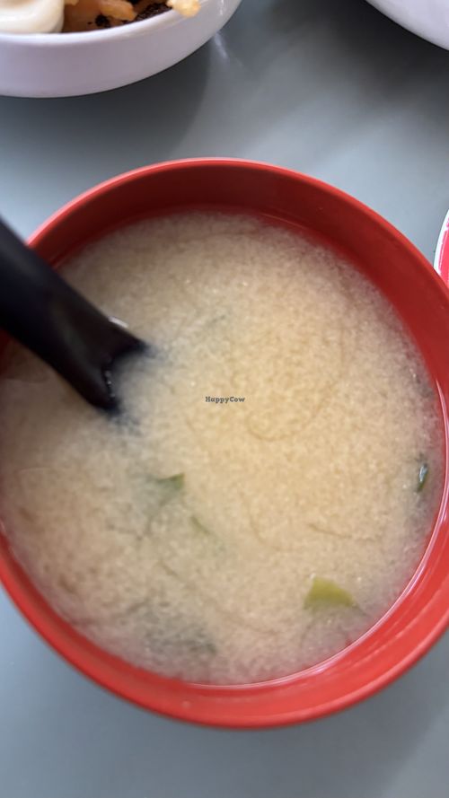 Miso soupp  at Midori By Tao's   in Balwyn North