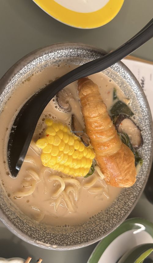 Oat milk ramen  at Midori By Tao's   in Balwyn North