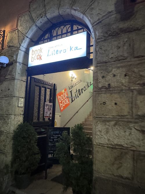 Entrance   at Kawiarnia Literacka in Krakow