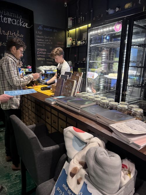 Counter   at Kawiarnia Literacka in Krakow