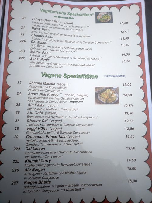  at Prince Pakistanisch Indisches Restaurant in Prerow