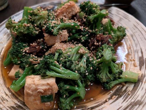 Beef & Broccoli at PLANTA Queen in Washington