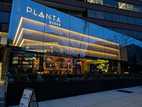 Outside at PLANTA Queen in Washington