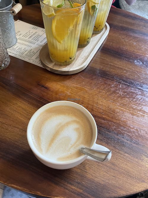 Coffee and lemonade  at krede.ncek in Tatranska Lomnica