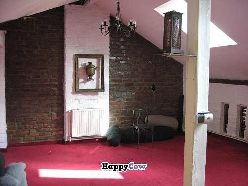 Omra Elias yoga studio (or upstairs seating, depending upon the season)in Bucharest, Romania at Omra Elias in Bucharest