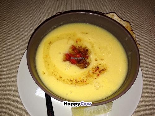 Omra Elias lentil soup at Omra Elias in Bucharest