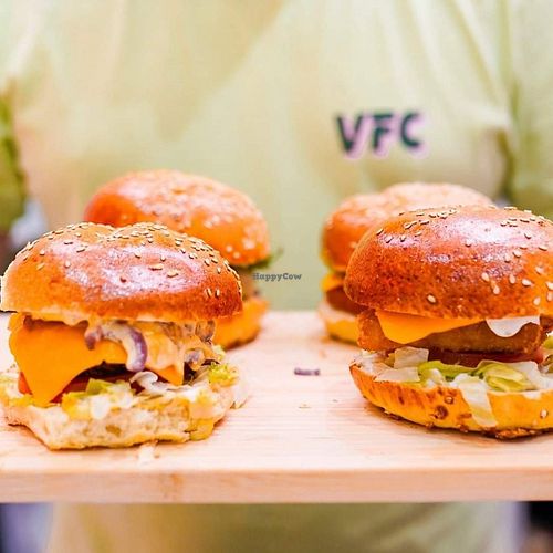 Large choice of burgers. at Vegetal Food Court Issy in Issy-les-moulineaux