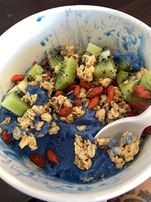 Gets Messy But So GOOD! 😊 Highly Recommend 😋💞  at Vitality Bowls in Modesto