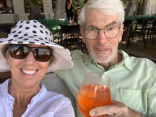 Vegan Happy Hour tour - Tonia & Steve look forward to sharing their fave drinking spots with you.  at Vegan Food Tour Ortigia in Siracusa