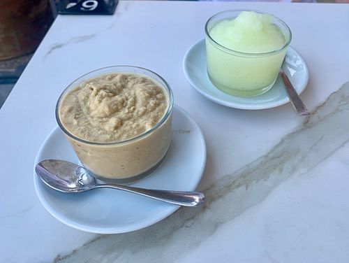 Pistacchio & lemon granita at Vegan Food Tour Ortigia in Siracusa