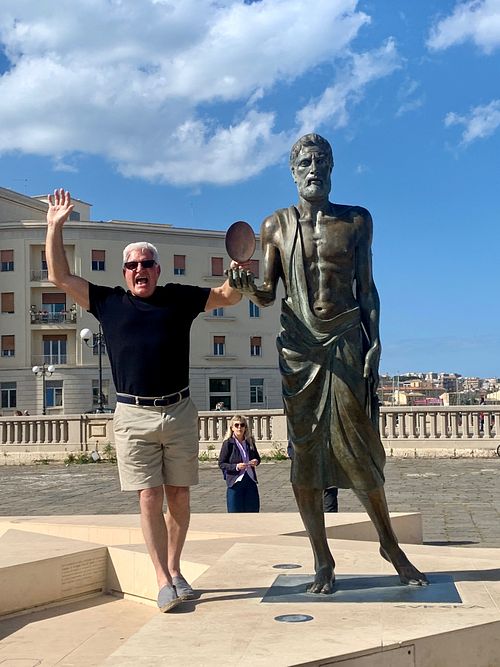 Archimedes of Siracusa at Vegan Food Tour Ortigia in Siracusa