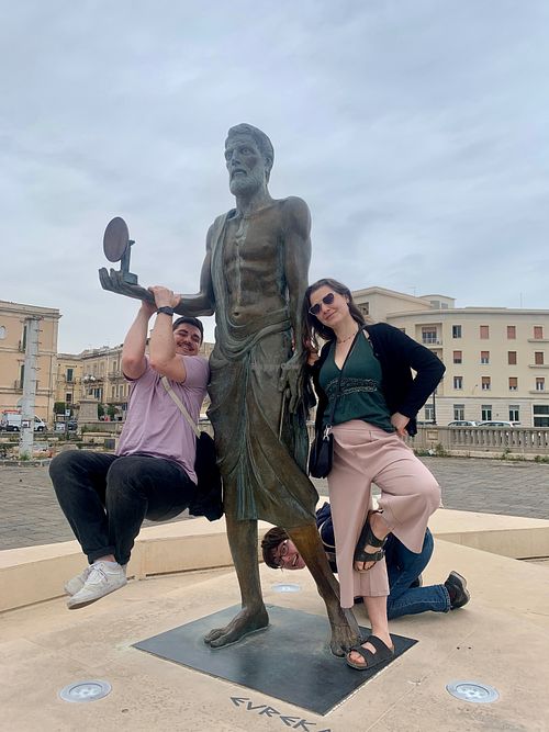 Hanging with Archimedes - April 2024 at Vegan Food Tour Ortigia in Siracusa