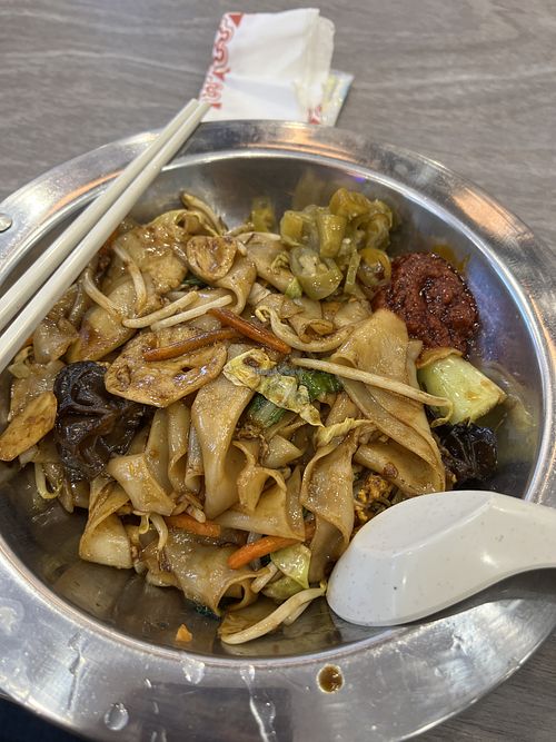 Fried kway Teow with good amount of wok hei!  at Jing Xin Vegetarian Food 净心素食 - Jurong East in West Singapore