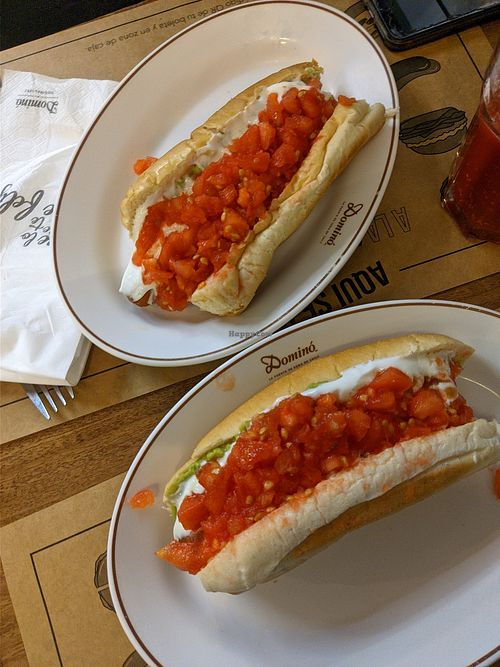 Completos Veggie 🌱 Domino (día del completo Veggie) at Dominó - Florida Center Mall Level 1 in La Florida