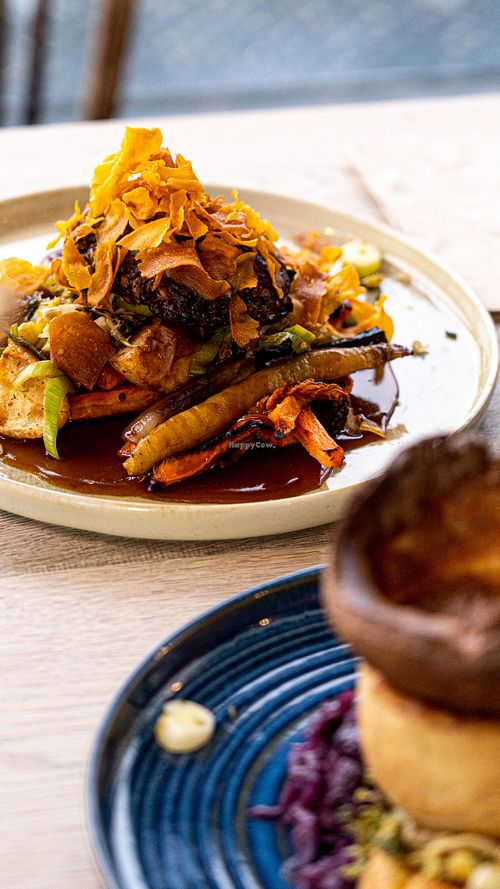 Amazing vegan roasts at Grain Barge in Bristol