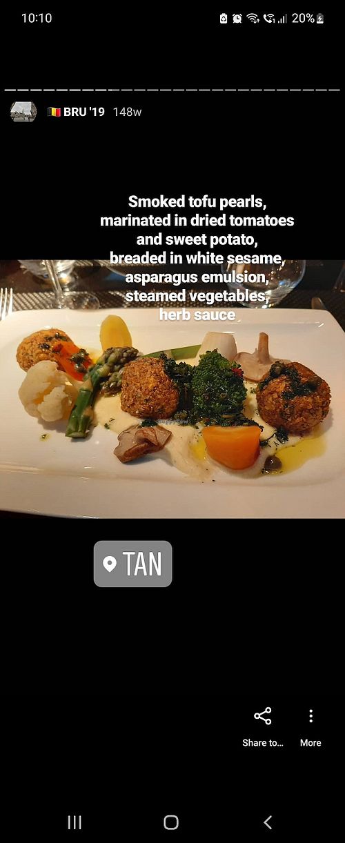  at TAN Restaurant in Brussels