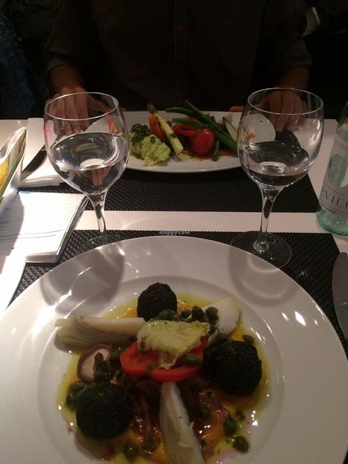 Vegan dinner at TAN Restaurant in Brussels