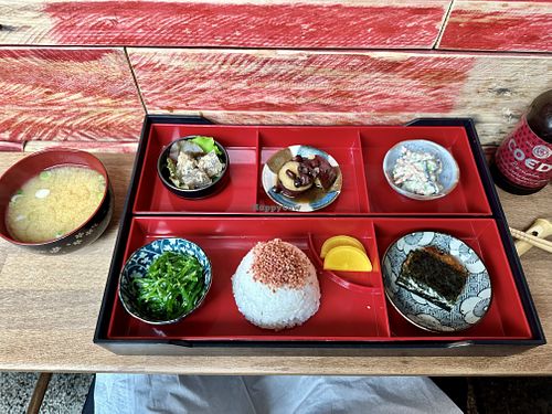 Lunch bento at Wabi Sabi, 1st June 2024  at Wabi Sabi in Liege