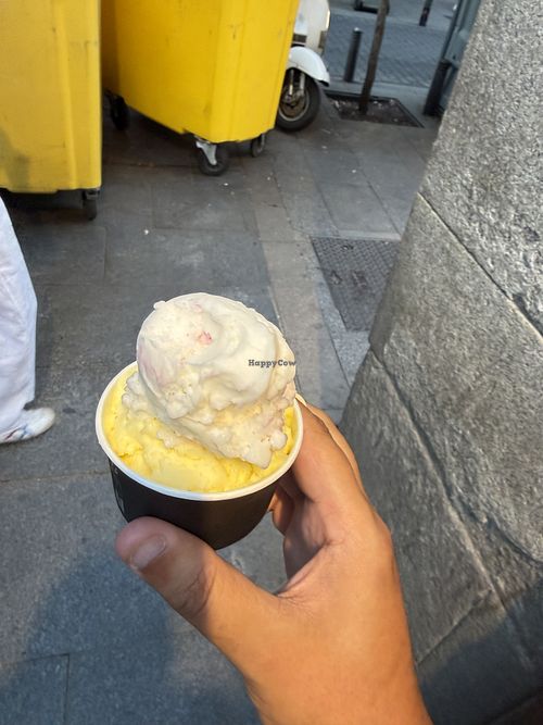 Bergamot really tasted like a gin and tonic which is wild   at Labonata Heladeria  in Madrid