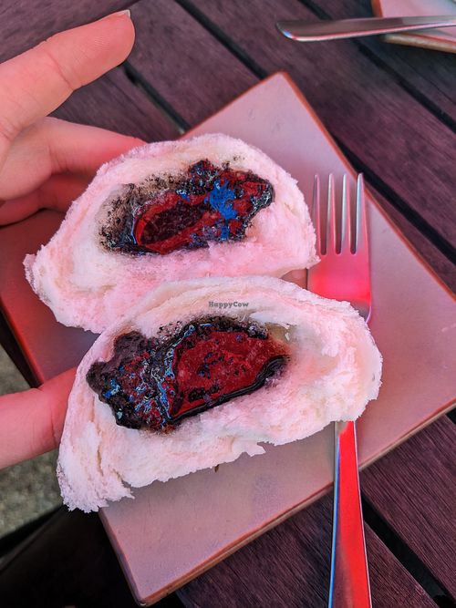 Black sesame bun at 29 Nine 99 Yum Cha & Tea House in Rylstone