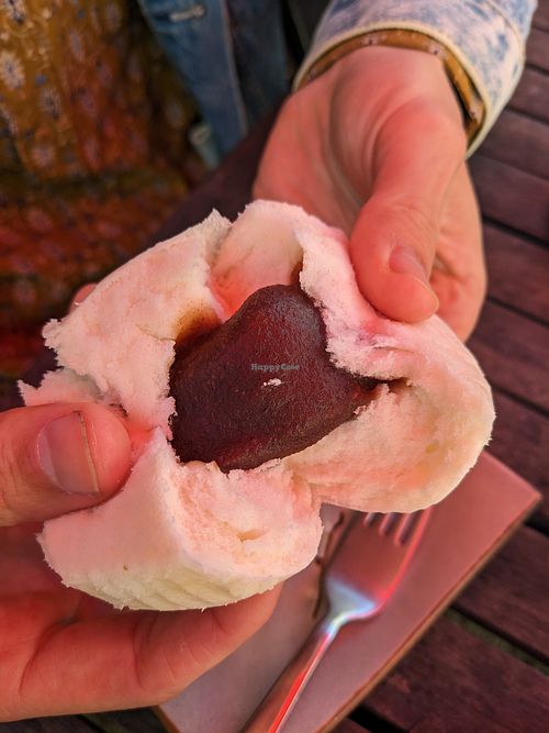 Red bean bun at 29 Nine 99 Yum Cha & Tea House in Rylstone