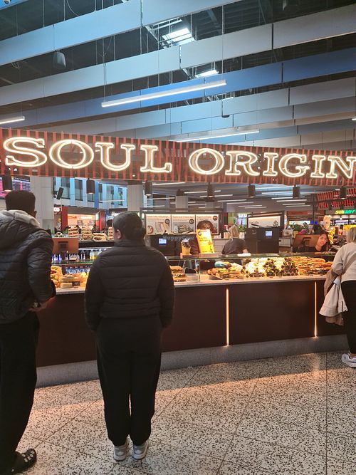 In the food court at MEL - Soul Origin - T4 in Tullamarine