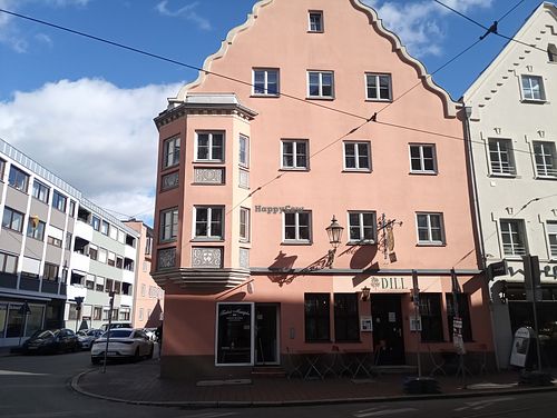 From the outside at DILL Vegan Gastronomie in Augsburg