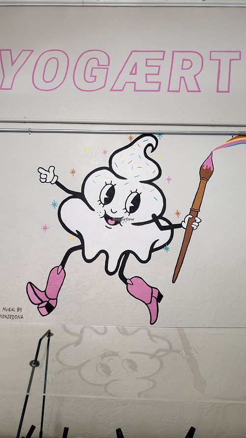 Wall art at Yogaert in Flagstaff