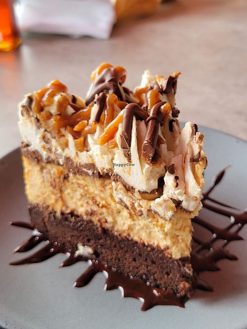 Peanut butter cream cake at Love.Life in Culver City