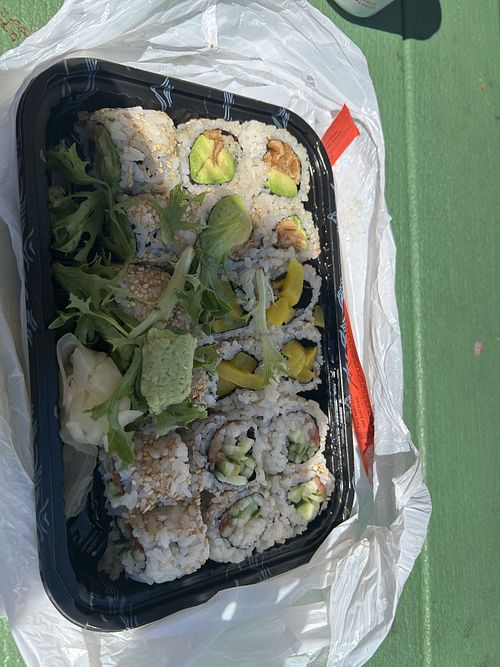 Oshigo, tofu and avocado, cucumber rolls   at Yukiyama in Pittsburgh