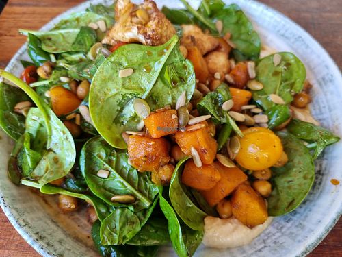 Baby spinach salad at Waterfront Tavern in Shellharbour