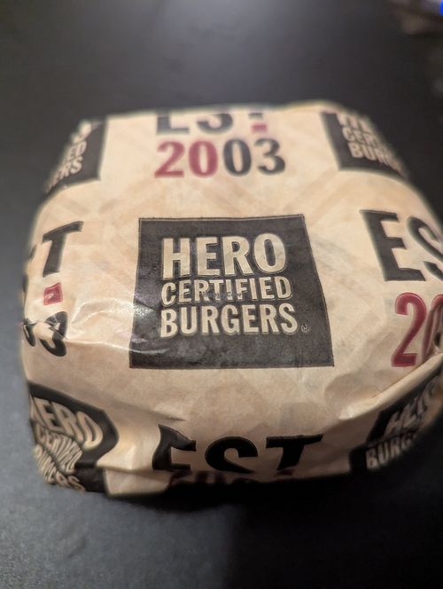 Vegi Burger at Hero Burgers in Richmond Hill