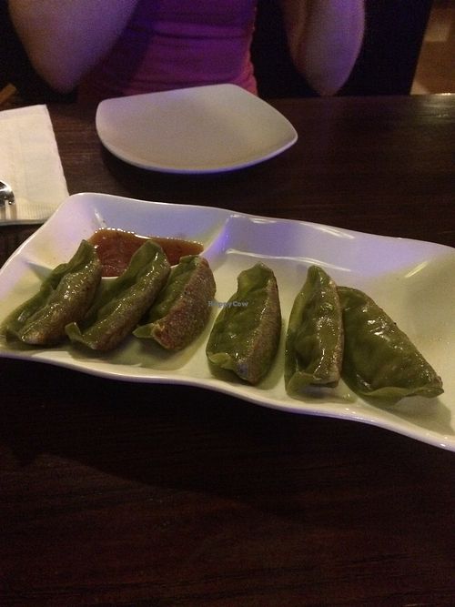 vegan fried dumplings  at Veggie Fun in Providence