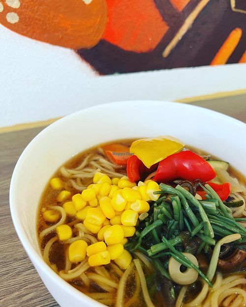 Vegan ramen  at TAKO Japanese Casual Food Stand in Munich