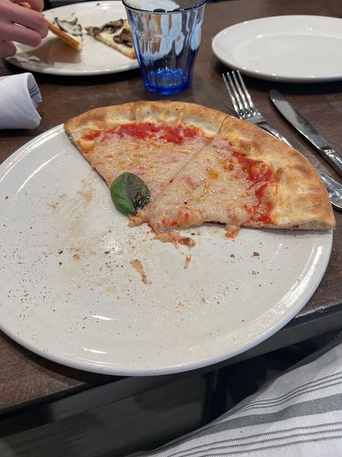 Margarita with vegan cheese  at Teresa's Pizza | Wine Bar in Princeton