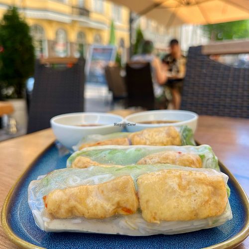Tofu summer rolls  at Nom Vietnamese Kitchen in Helsinki