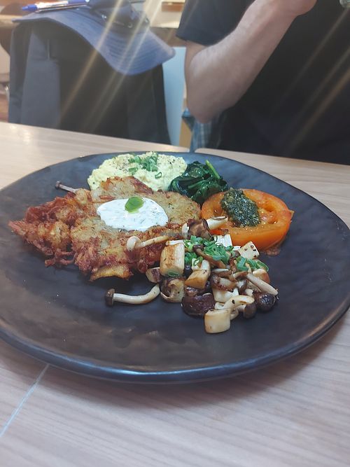 Big breakfast with added Tofu scramble at Back to Eden in Central Singapore