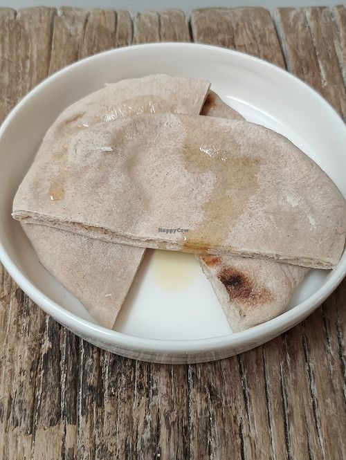 sourdough pita bread at Back to Eden in Central Singapore