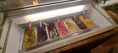 Ice cream range at Vegan Dalsae 달새는달만생각한다 - Maybe closed in Seoul