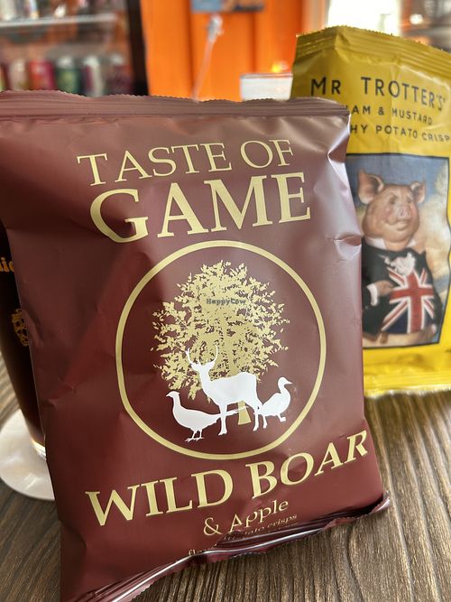 Vegan crisps  at Microbus Gateshead in Gateshead