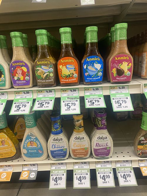 Vegan Friendly Salad Dressing  at Sprouts Farmers Market in Lathrop