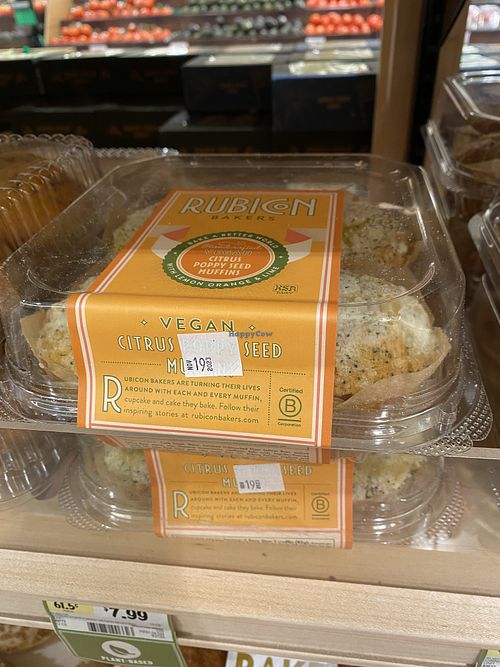 Vegan Poppyseed Muffins Spotted  at Sprouts Farmers Market in Lathrop